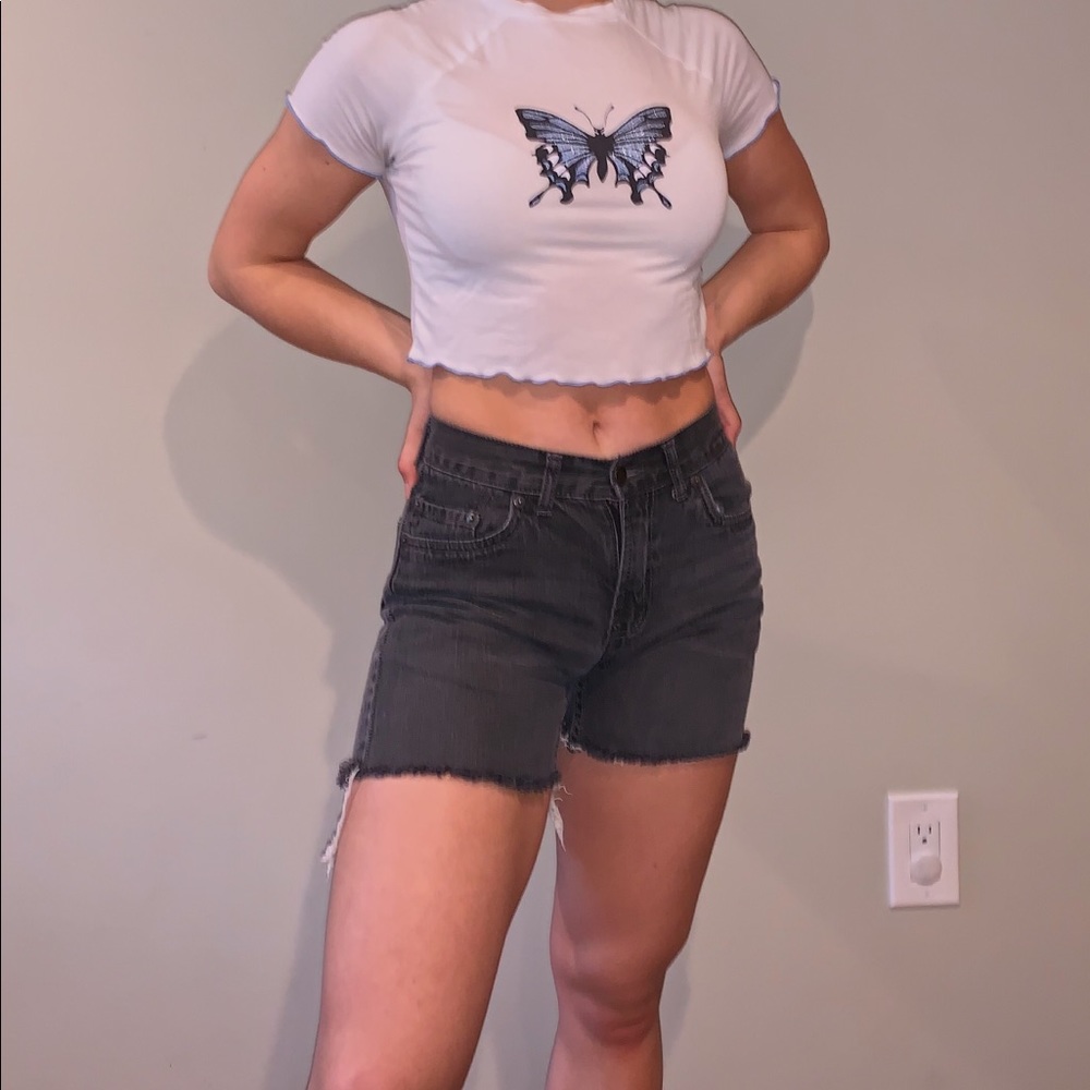 🦋URBAN OUTFITTERS BUTTERFLY CROP TOP🦋